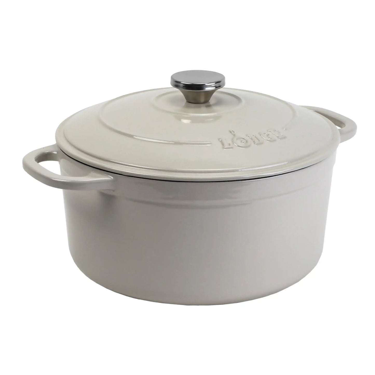 Lodge Cast Iron 5.5qt Red Enameled Dutch Oven non stick cooking pot set
