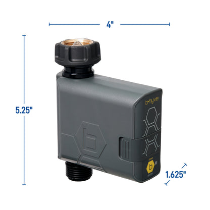 B-hyve Bluetooth 1-Outlet Hose Faucet Timer | Retail Packaging | 21205