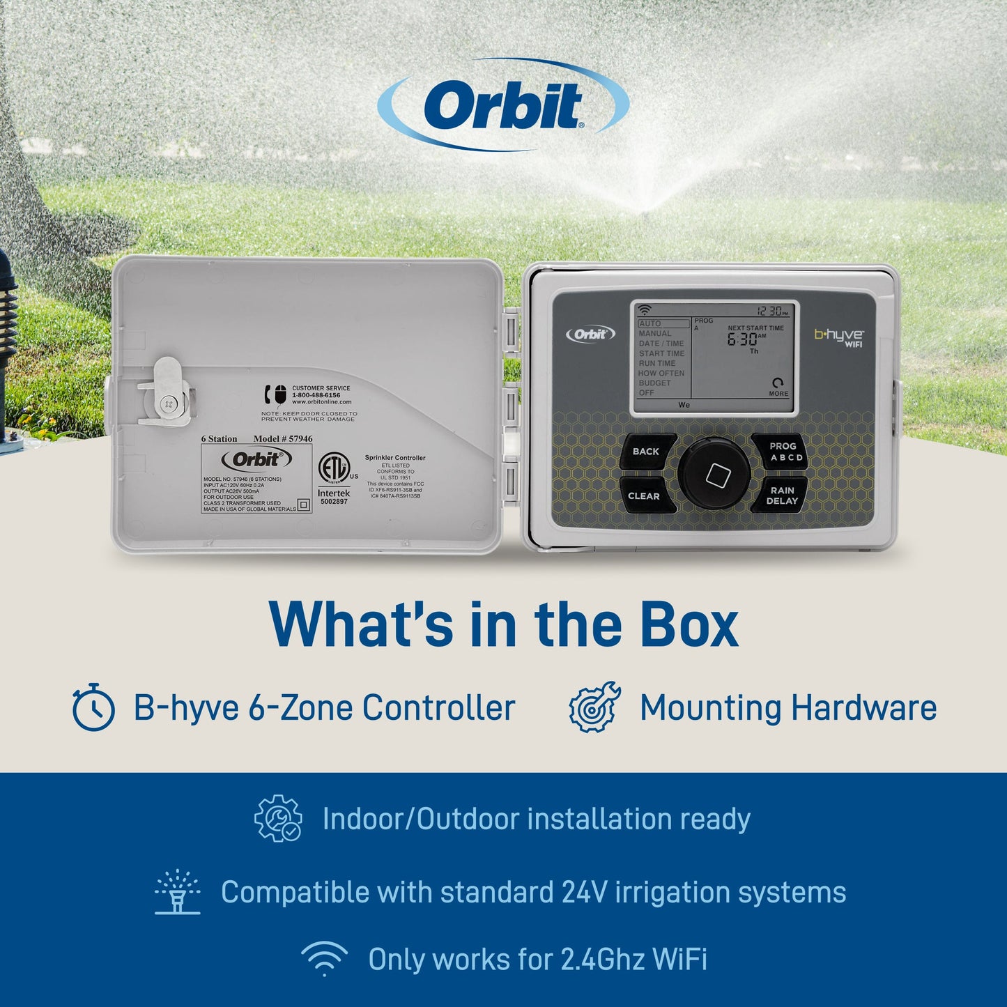 B-hyve 12-Station Indoor/Outdoor Controller 57950