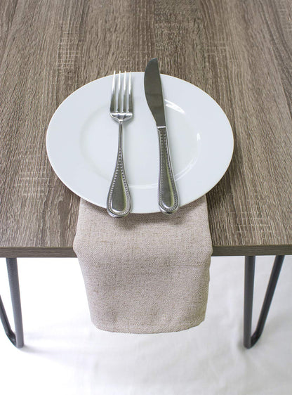 Fennco Styles Classic Solid Tablecloth - Natural Table Cover for Everyday Use, Family Gathering, Wedding, Special Events and Home Décor