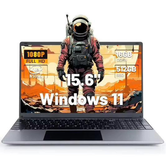 URAO LT1505 15.6 Inch Laptop 16GB DDR4 512GB SSD  IPS Display 1080P