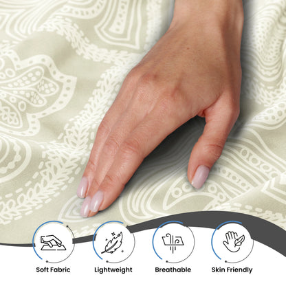 Lux Decor 6Pc Paisley Sheet Set – Soft Microfiber, Wrinkle-Free,