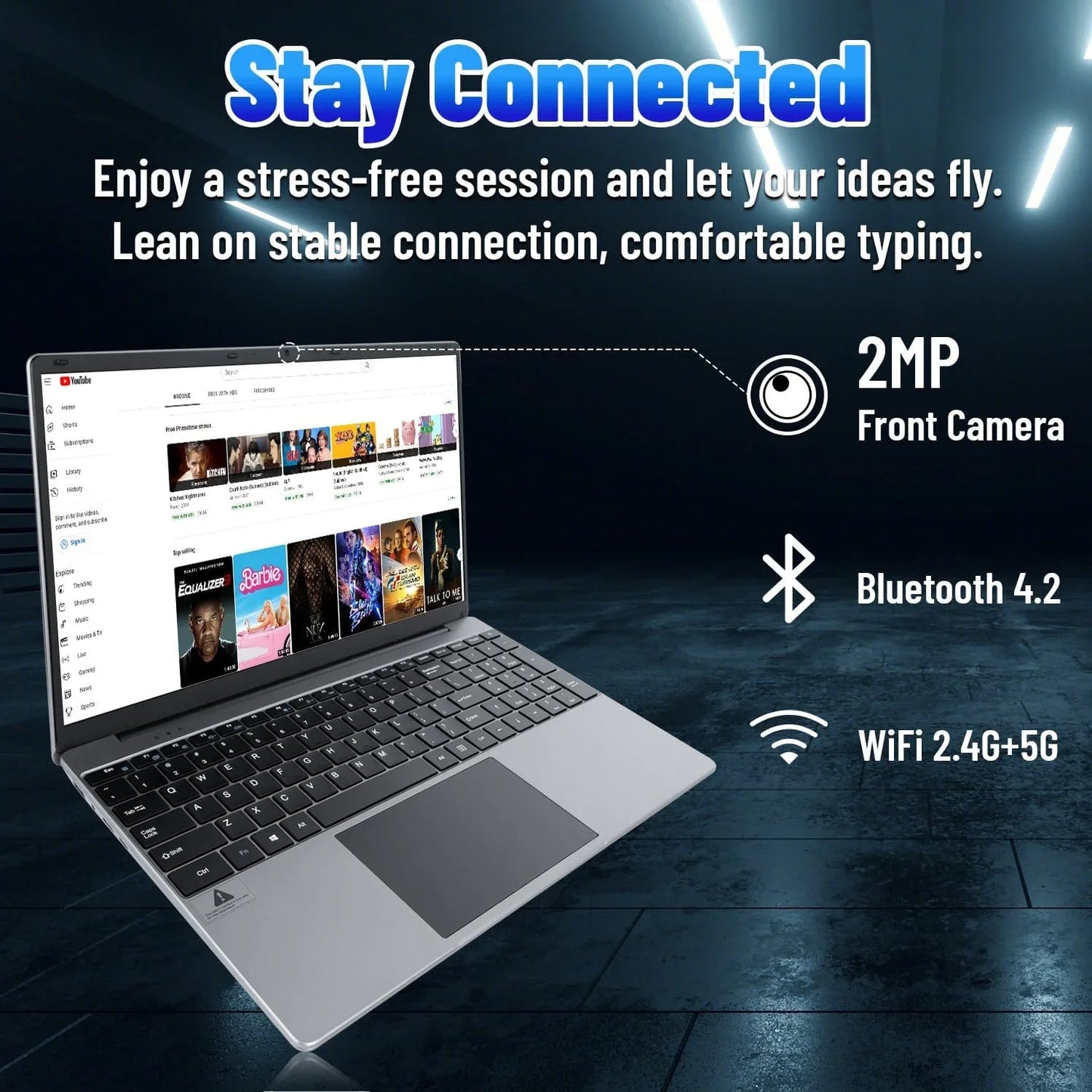 URAO LT1505 15.6 Inch Laptop 16GB DDR4 512GB SSD  IPS Display 1080P