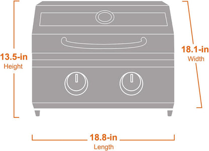 G22 | Stainless Tabletop Propane Gas Grill