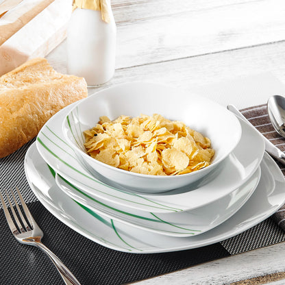 VEWEET AVIVA 24/48-Piece Ivo16/32 Dinnerware Set