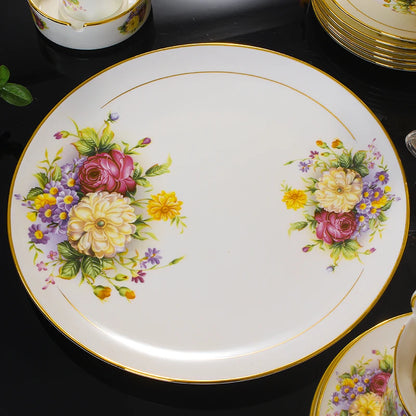 Ceramic Bone China tableware dishes steak plate with DIY tableware
