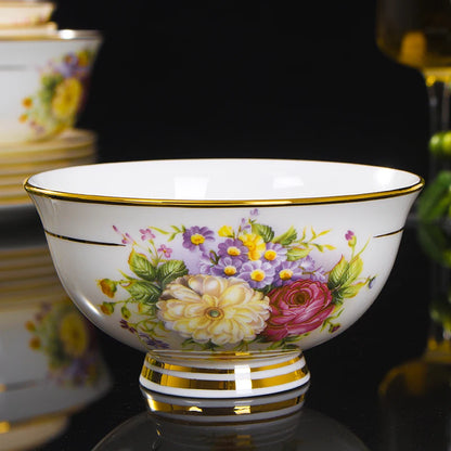 Ceramic Bone China tableware dishes steak plate with DIY tableware