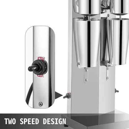 SucceBuy Milk Shake Machine  Double Cups  Stainless Steel