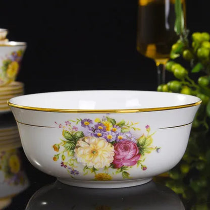Ceramic Bone China tableware dishes steak plate with DIY tableware