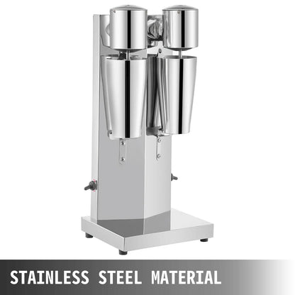 SucceBuy Milk Shake Machine  Double Cups  Stainless Steel