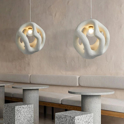 Round Hollow Pendant Lamp