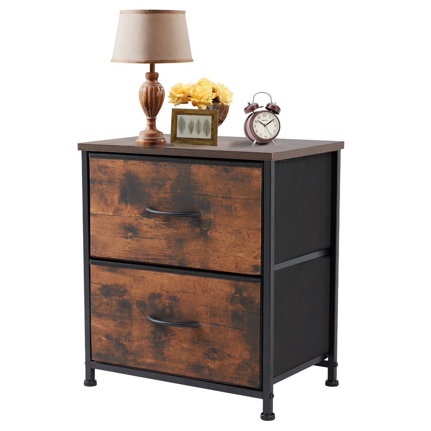 JHK Nightstand Bedside Storage