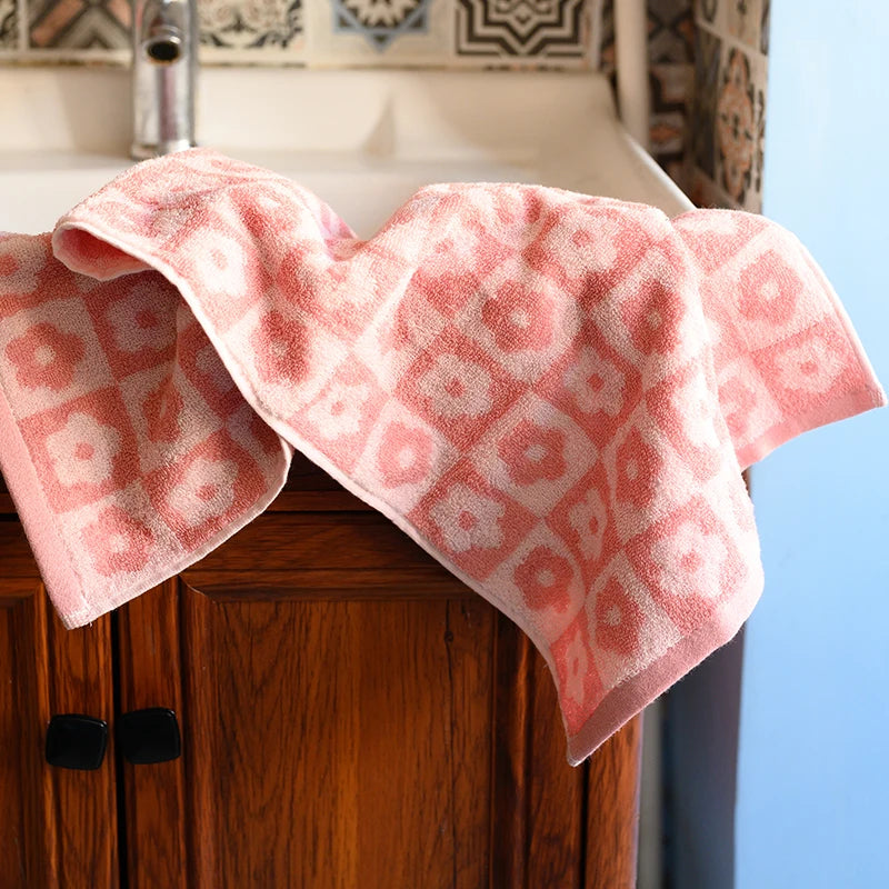 Retro Striped Combed  Cotton Towel  Face Towel and  Bath towel