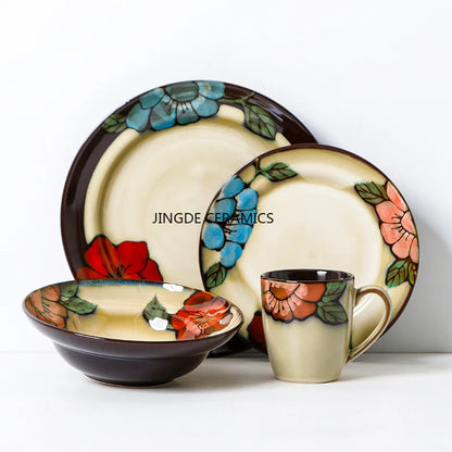 1pc Ceramic Tableware   Vegetable Dish Utensils  Dining Plate