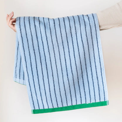 Retro Striped Combed  Cotton Towel  Face Towel and  Bath towel
