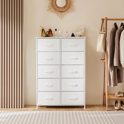 JHK   Chest of  Drawers Wardrobe Steel Frame