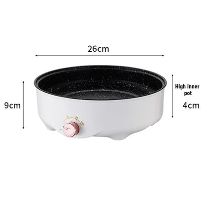Electric MultiCooker Frying Pan  Pan Non-stick Coating