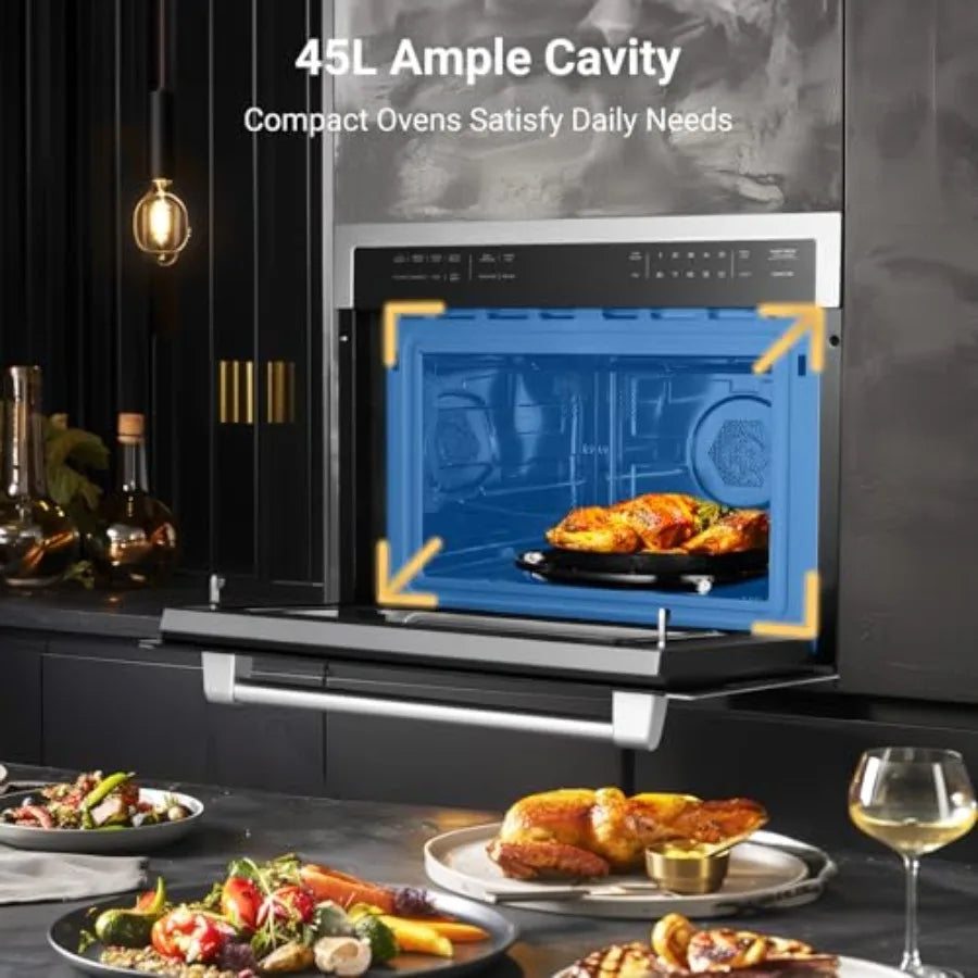 Built in Microwave Convection Microwave and  Air Fryer Combos 1000W Sensor
