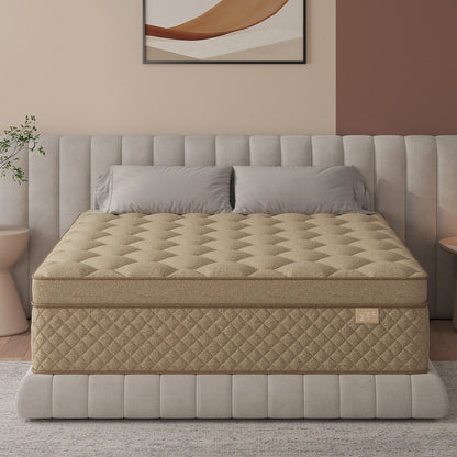 12"14" Gel Memory Foam  Mattress , Medium Firm Motion Isolation