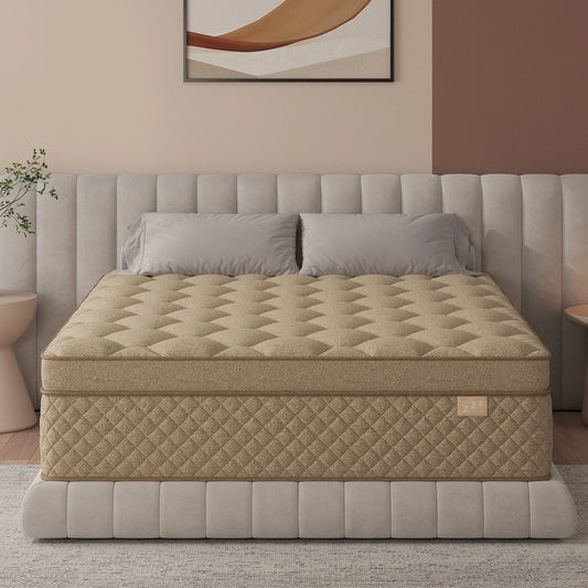 12"14" Gel Memory Foam  Mattress , Medium Firm Motion Isolation