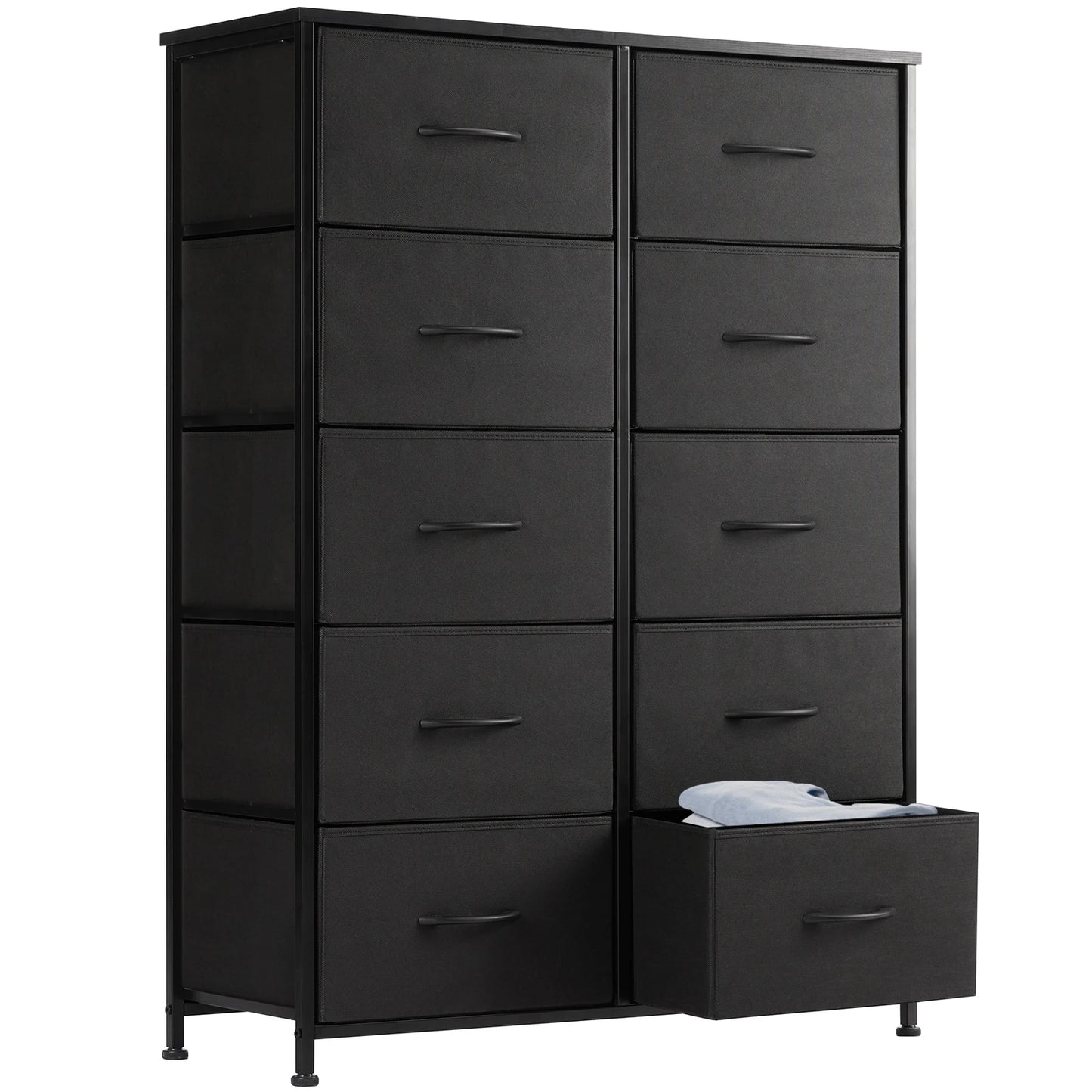 JHK   Chest of  Drawers Wardrobe Steel Frame