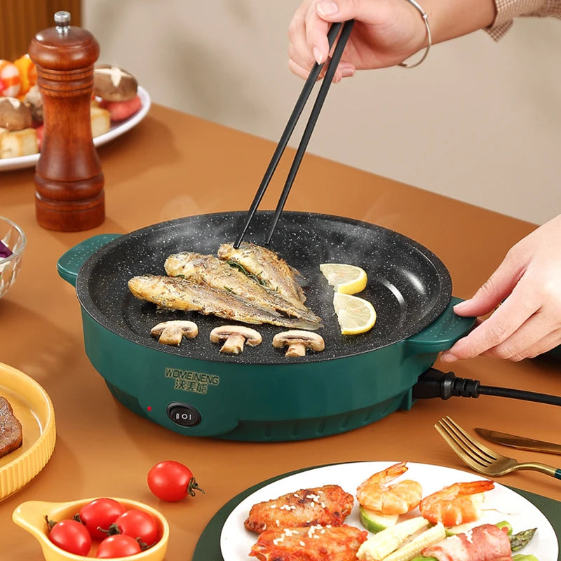 Electric MultiCooker Frying Pan  Pan Non-stick Coating