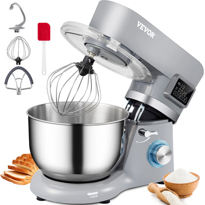 Stand Mixer   LCD  Timing 5.8 Qt Stainless Steel Bowl