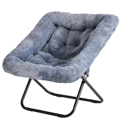 JHK 28IN  Saucer Chairs Soft Faux Fur Large Size
