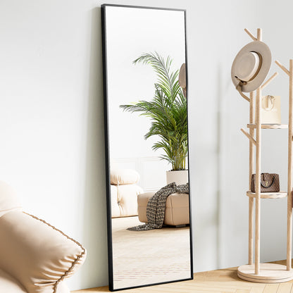 JHK 64"x21" Full  Wall Mirror Standing Hanging or Leaning Wall-Mounted Mirrors with Stand