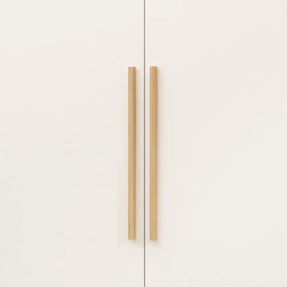 3 Doors Wardrobe Armoire Closet,  2 Hanging Rod,