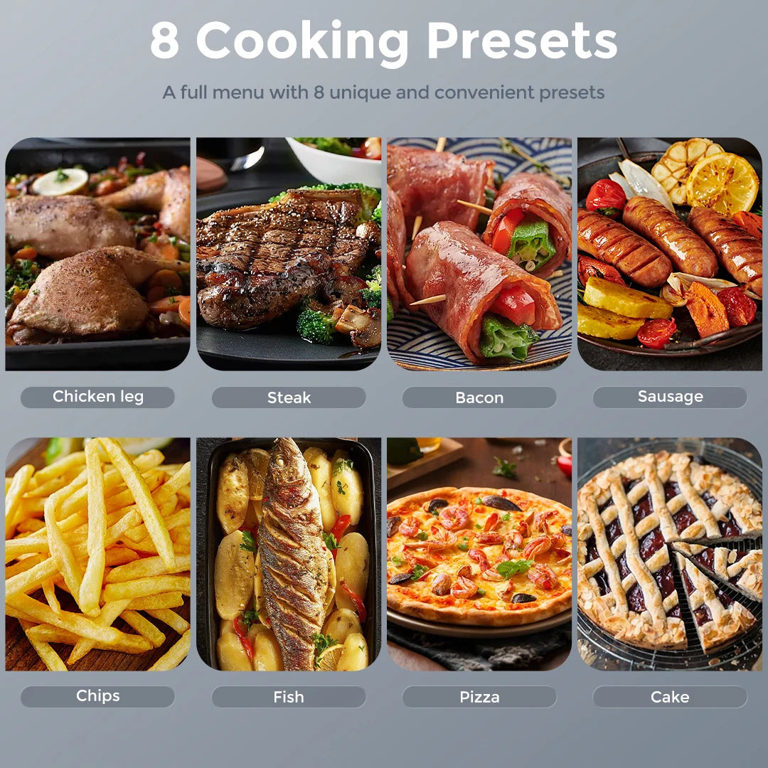 8-in-1 Air Fryer 6 Qt, Premium Ceramic Coating