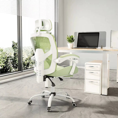 JHK Reclining High Back Rocking Gaming Chair Computer Desk Swivel Rolling