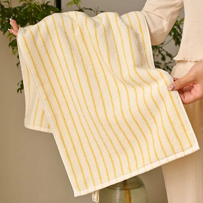 Retro Striped Combed  Cotton Towel  Face Towel and  Bath towel
