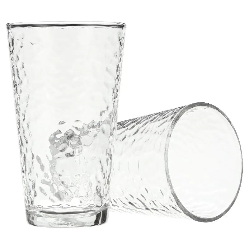 Vintage Frost Glass Drinkware Set, 16.2 oz, 8-Piece