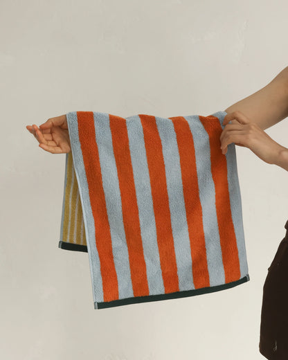 2 Side Sided Face Towel Super Absorption Bathroom Towel