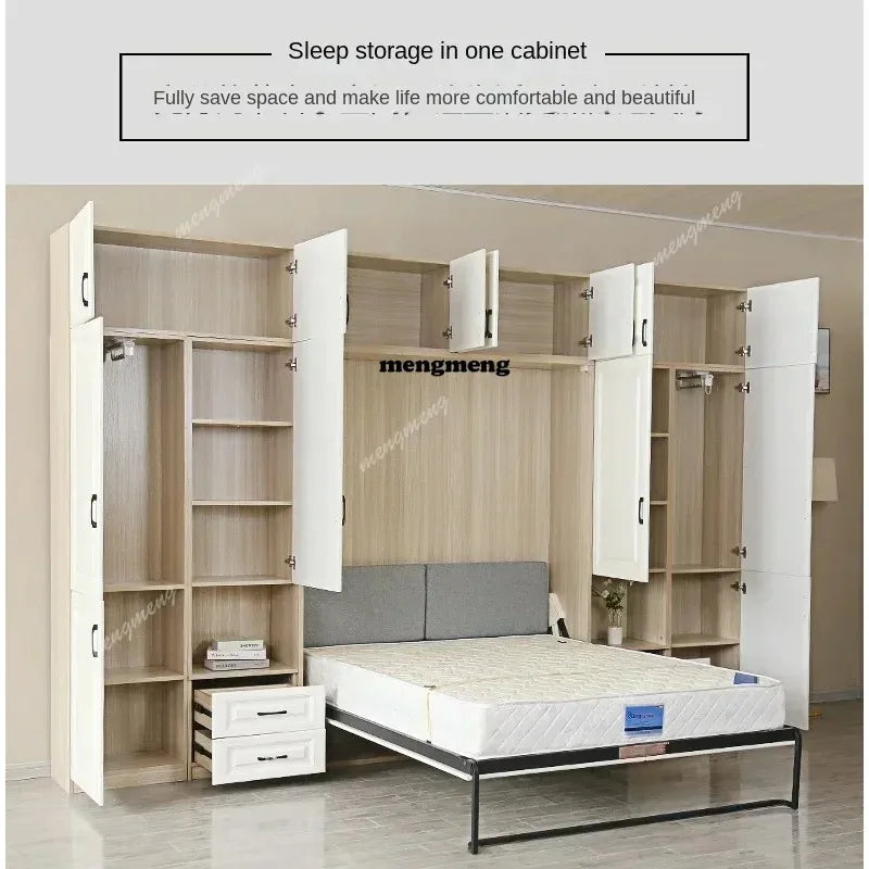 Multifunctional Wardrobe - Folding Bed,  Hidden Wall