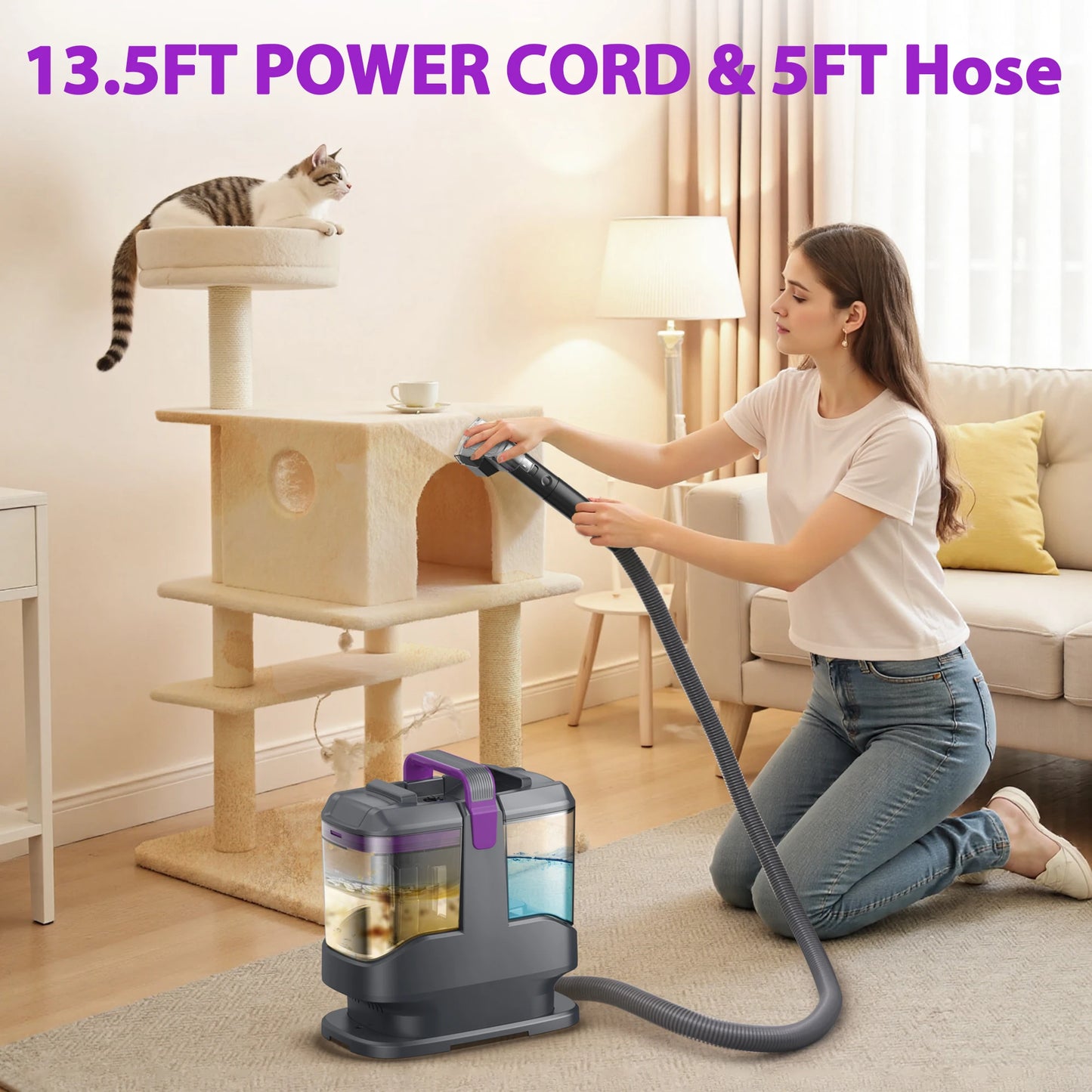 C9 Spot Vacuum Cleaner 1.4m Hose  Carpet Vacuum Cleaner