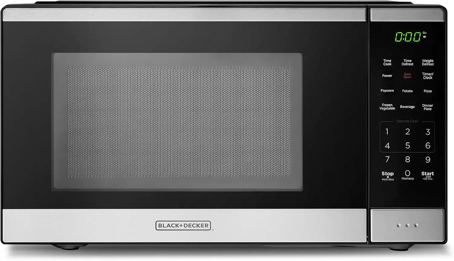 BLACK+DECKER Countertop Microwave Oven 0.9 Cu Ft - 6k, 10 Power Levels
