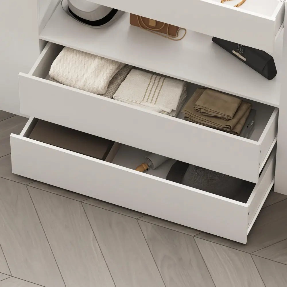 Armoire Bedroom Island with 14 Drawers