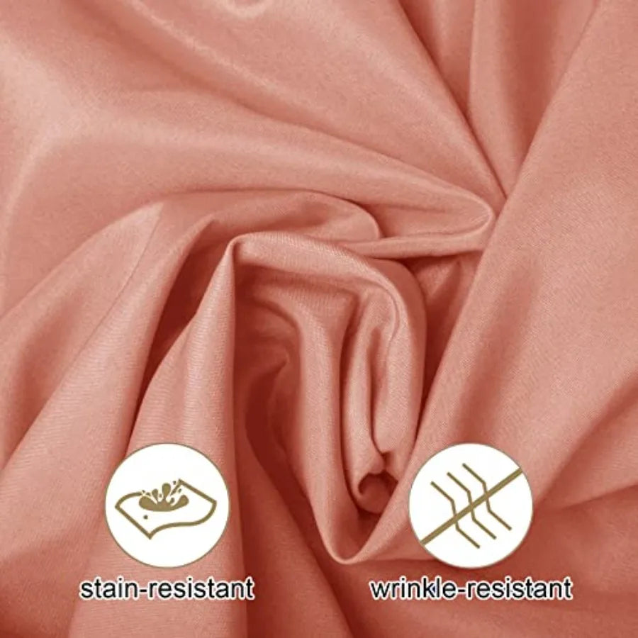 2pack 90x156 Inch Rectangular Tablecloth Polyester Fabric
