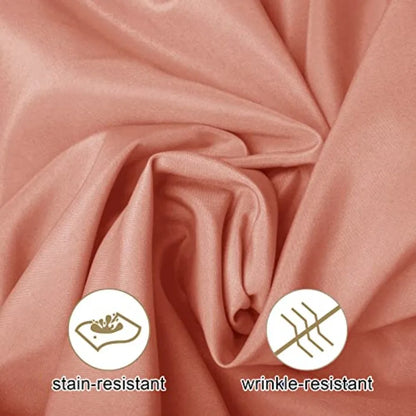 2pack 90x156 Inch Rectangular Tablecloth Polyester Fabric