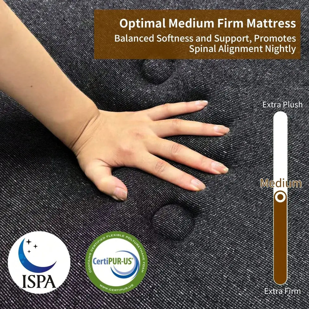 High Quality 4 sizes Gel Memory Foam Medium Firm  Mattress