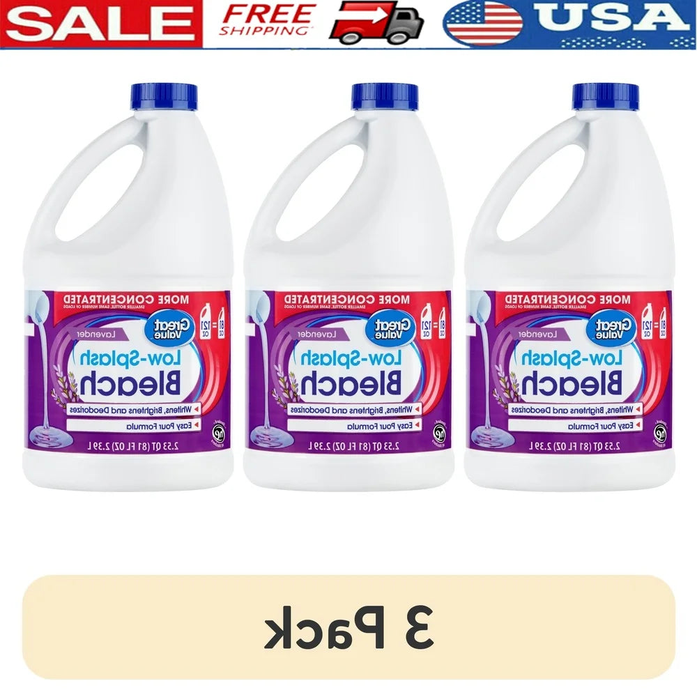 Low Splash Bleach Lavender Scented Multi-Surface Deodorizer  Stain Remover