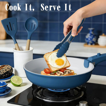 Non Stick Pots and Pans Set, 21 Pcs  Detachable Handles,