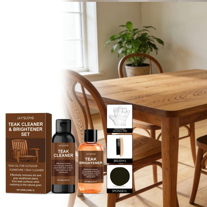 3 Sets Of Wood Polishing, Cleaning And Care Kits,, Furniture Conditioner, Cleaning