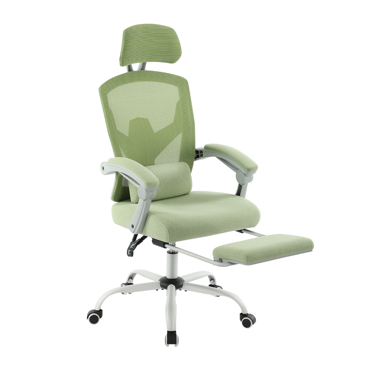 JHK Reclining High Back Rocking Gaming Chair Computer Desk Swivel Rolling