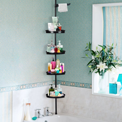 Shower Caddy with Tension Pole Bathroom Storage