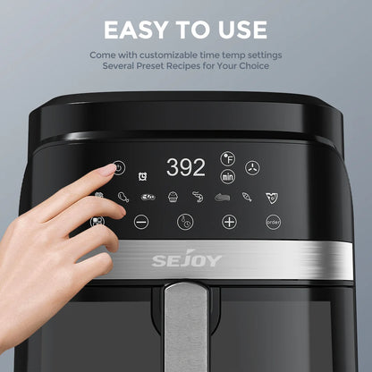 8-in-1 Air Fryer 6 Qt, Premium Ceramic Coating