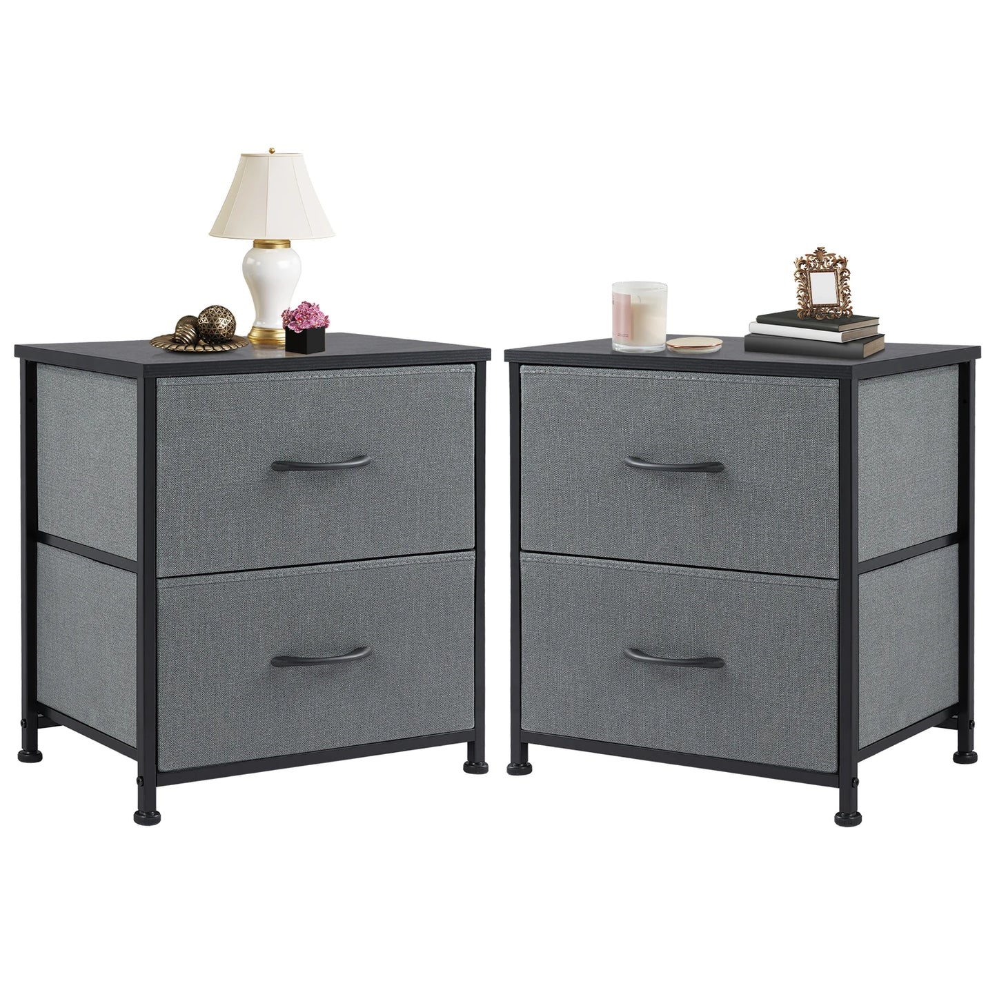 JHK Nightstand Bedside Storage