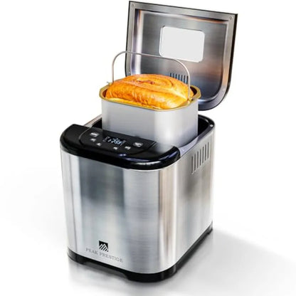 15-in-1 Automatic Bread Maker Machine with Nonstick Pan and Touch Panel